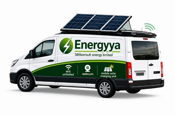 ENERGYYA solar charging van